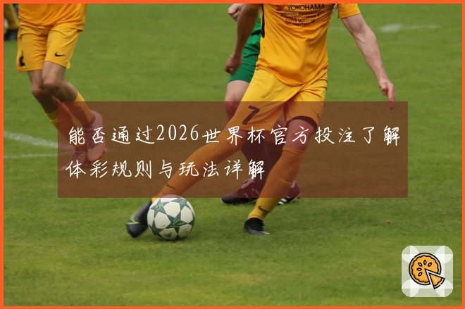 能否通过2026世界杯官方投注了解体彩规则与玩法详解