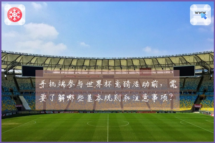 手机端参与世界杯竞猜活动前，需要了解哪些基本规则和注意事项？